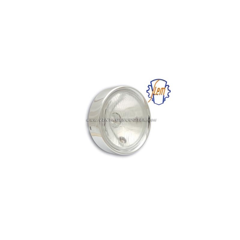 Optique + Cerclage Chromé SIEM Vespa 125GTR /150 Sprint Veloce / 200 Rally